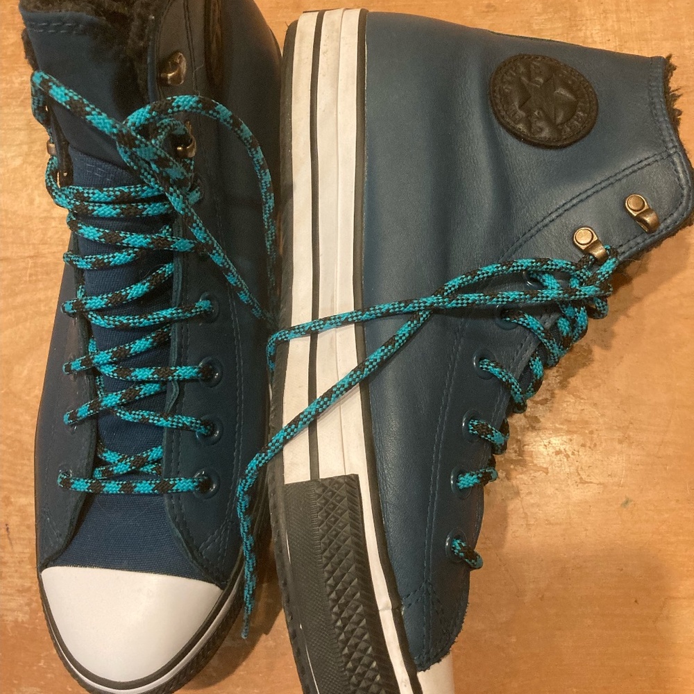 Dark teal Gore-Tex Fleece Winter Converse - 10.5 Men - RELIST